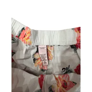 Victorias Secret Womens‎ Floral Pajama Shorts Size M White Soft Feminine thumbnail 4