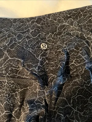 lululemon athletica Black Patterned High-Waist Leggings thumbnail 2