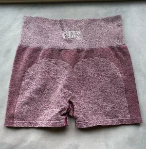 PINK seamless shorts thumbnail 1