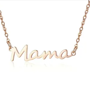 Rose gold toned Mama Necklace thumbnail 1