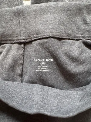 Lands' End Gray Flare Sweatpants thumbnail 6