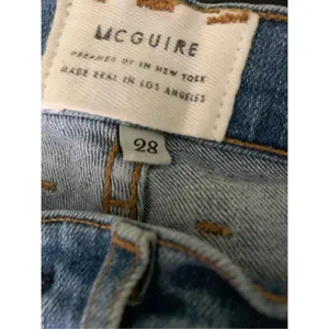 McGuire Denim McGuire Ibiza Crop Step Hem Jeans Racer Side Stripe Style 5b women's size 28 thumbnail 4