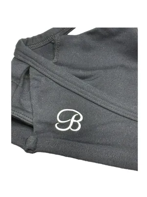 HTF: Bombshell Sportswear ✵ Queen Peekaboo Cut Out Sports Bra ✵ Black ✵ M thumbnail 10