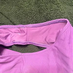 Frankie's Bikinis‎ Vibrant Purple Ribbed Cheeky High Waist Bottom thumbnail 4