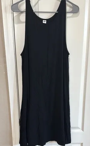 Old Navy Black Mini Sundress thumbnail 1