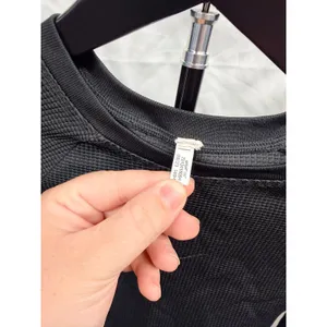 Offline by Aerie Seamless Waffle Long Sleeve Crop Active Top in Black XS thumbnail 4