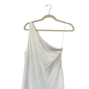 Zara White One Shoulder Maxi Dress thumbnail 2