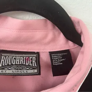 Vintage Roughrider by Circle T Pink Western Button Up Shirt thumbnail 8