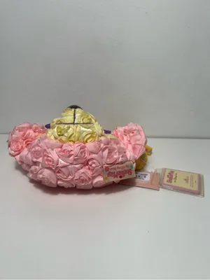 Disney Hong Kong Disneyland ShellieMay Bear Springtime Satin Rose Crossbody Bag thumbnail 8