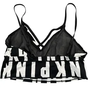 Victoria’s Secret Pink Sports Bra Sz Small Activewear Loungewear Cropped Gym thumbnail 3