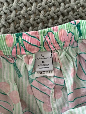 8 oak lane pickleball print pajama shorts thumbnail 2