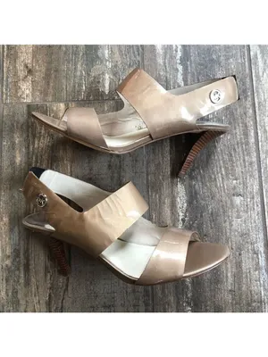 MICHAEL Michael Kors Leather Strappy Heels Size 8.5 thumbnail 2