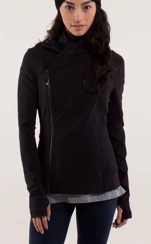 Lululemon black Bhakti Yoga activewear Pilates yoga Jacket (First Release) 6 thumbnail 1