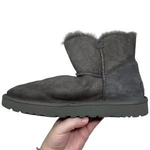 UGG Bailey Button Charcoal Grey Suede Boots Women’s Size 11 thumbnail 14