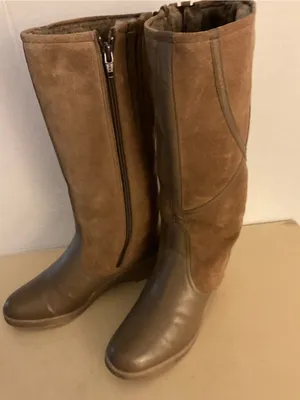 Pajar women Suede & Leather waterproof knee high Boots US 6 thumbnail 1
