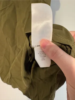 Gap maternity linen pocket top green size small thumbnail 5