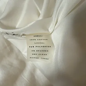 Ann Taylor Elegant White Lined Tiered Skirt thumbnail 9