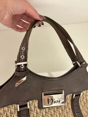 christian dior vintage oblique diorissimo street chic tote thumbnail 2