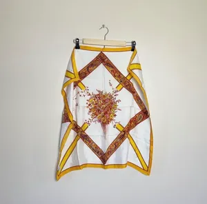 CLEAROUT! Vintage Floral & Geometric Scarf thumbnail 3