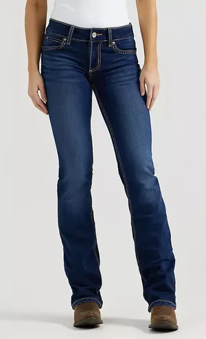 Wrangler Retro Women's Mae Mid Rise Bootcut Jean thumbnail 1