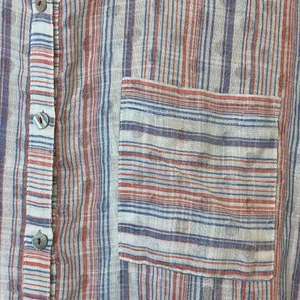 Maeve Anthropologie Breckenridge Striped‎ Polka Dot Button Boho Shirt Size S thumbnail 10