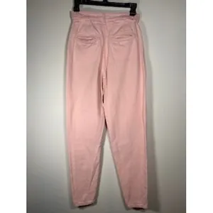 WETHE FREE Free People Pink High Rise Tapered Jeans Size‎ 25 Button Tab Waist thumbnail 5