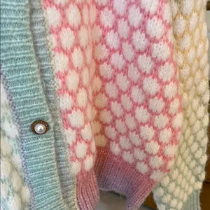 Colorful pastel Knit Sweater size medium thumbnail 4