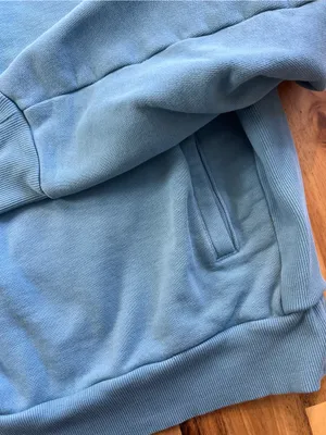 Adidas Skateboarding Quarter Zip Sweatshirt XL Blue Mock Neck Pullover Logo thumbnail 3