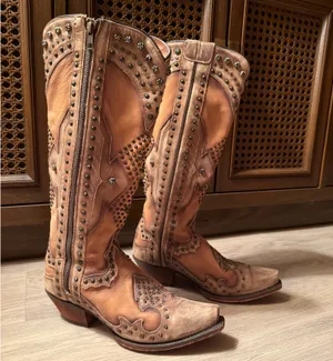 Dan Post Cowboy Boots Vintage thumbnail 3
