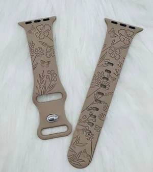 New Tan Khaki Watch Band For Apple Watch Series 38mm / 40mm / 41mm thumbnail 1