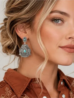Western Earrings Silver thumbnail 4