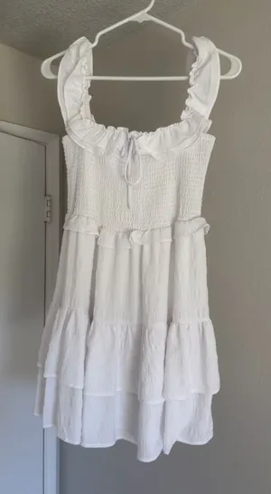 Mini White Dress thumbnail 1