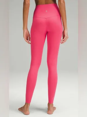 Lululemon NWT Align High Rise 28” leggings Glazed Pink Size 10 thumbnail 2
