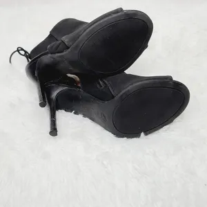 Shoe Republic open to ankle lace up heels sz 8 thumbnail 6