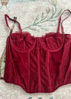 Red corset Size L thumbnail 1