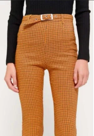 Urban Outfitters Straight legged patterned pants - BELT NOT INCLUDED thumbnail 2