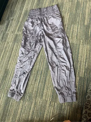 FP Movement Free People The Way Home Jogger L Silver Gray High Rise 25” Inseam thumbnail 3