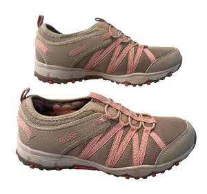 Skechers Seager Hiker Womens Shoes‎ Taupe Pink Bungee Slip On 158049 Sz 8 thumbnail 1
