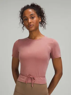 Lululemon Open Tie-Back Short Sleeve in Spiced Chai thumbnail 3