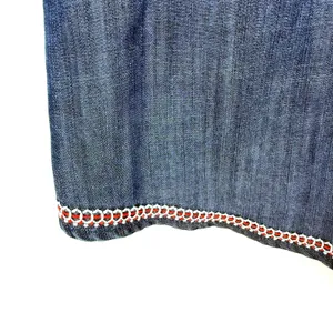 J.Jill Denim Size Large Sleeveless Blouse‎ Top Tank Shirt Embroidered Lyocell thumbnail 4