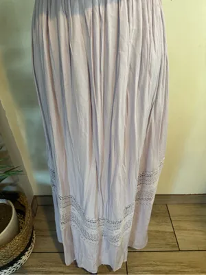 Altar'd State Lavender Crochet-Trim Maxi Dress thumbnail 5