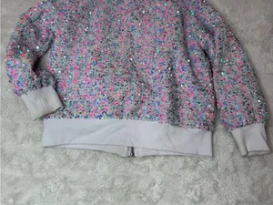 Mila & Rose Sequin Bomber Jacket thumbnail 5