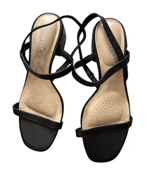 Kenneth Cole Reaction Maisie low block heel leather sandal thumbnail 1