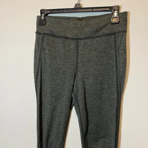 Free People Movement Leggings Olive Green Heathered Cutout Ankle Women's Medium thumbnail 3