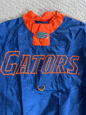 Fans UF Gators Rain Jacket Pullover Blue Size M thumbnail 2