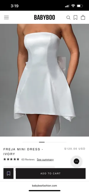 Babyboo Mini Dress White thumbnail 3