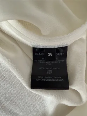 Isabel Marant Cream Gathered Long Puff Sleeve Blouse thumbnail 4