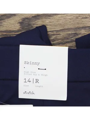 A New Day Womens High-Rise Skinny Ankle Pull-on Pants 93011556 Navy Blue 14 thumbnail 6