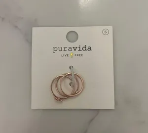 Pura Vida Daisy Pickin Ring Stack thumbnail 5