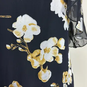 Alice + Olivia Silk Floral Asymmetrical Maxi‎ Dress Size 2 thumbnail 7